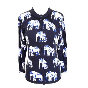 🐘 Adorable Elephant Print Cardigan🐘